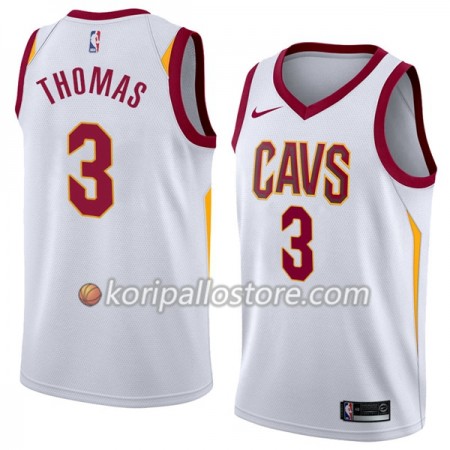 Cleveland Cavaliers Isaiah Thomas 3 Nike 2017-18 Valkoinen Miesten Pelipaidat Swingman 